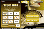 Jouez Triple wins jackpot - &euro;2.00